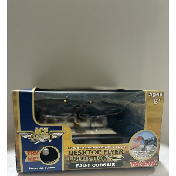 F4U-1 Ace legend - Desktop Flyer TAKARA model 1:100 , RARE Factory sealed - Picture 1 of 4